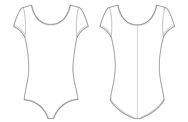 Bloch Dance Girls Dujour Microlux Short sleeve Leotard, Black, Size 14 - Image 2